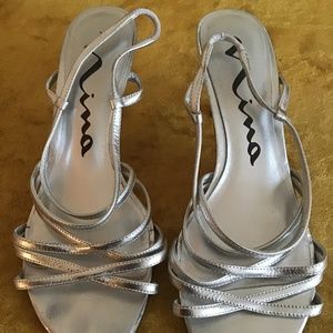 Nina Silver Dress Sandal